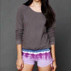 SoLow x Free People Movement tie dye cycle shorts